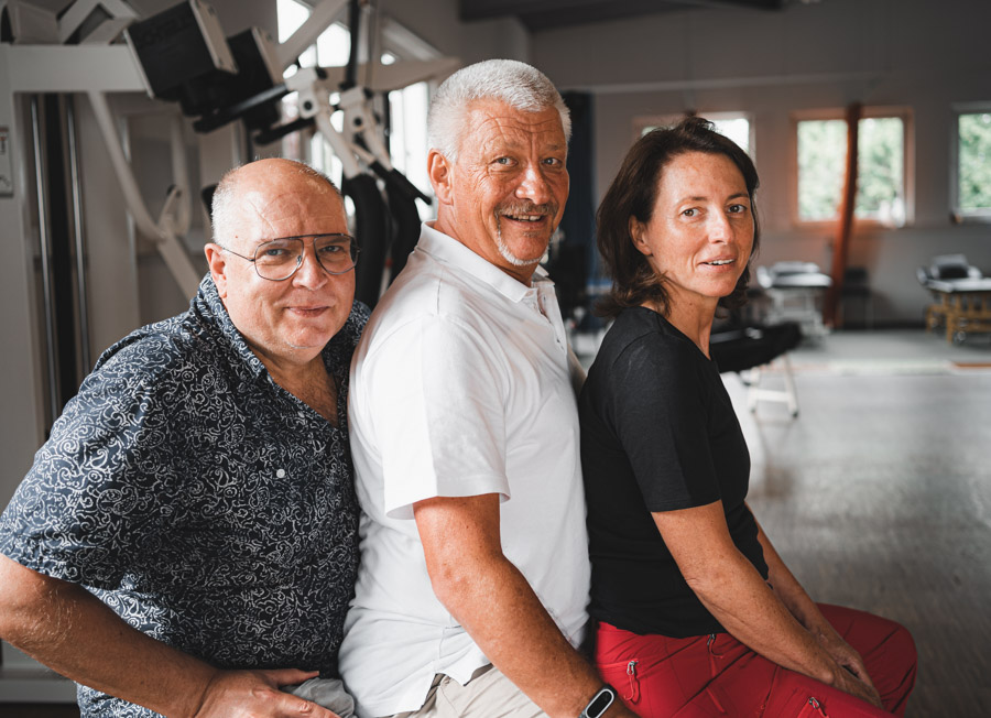 Team - Die Krankengymnasten - Martin Meyer, Otto Kappl, Gabriele Bauer